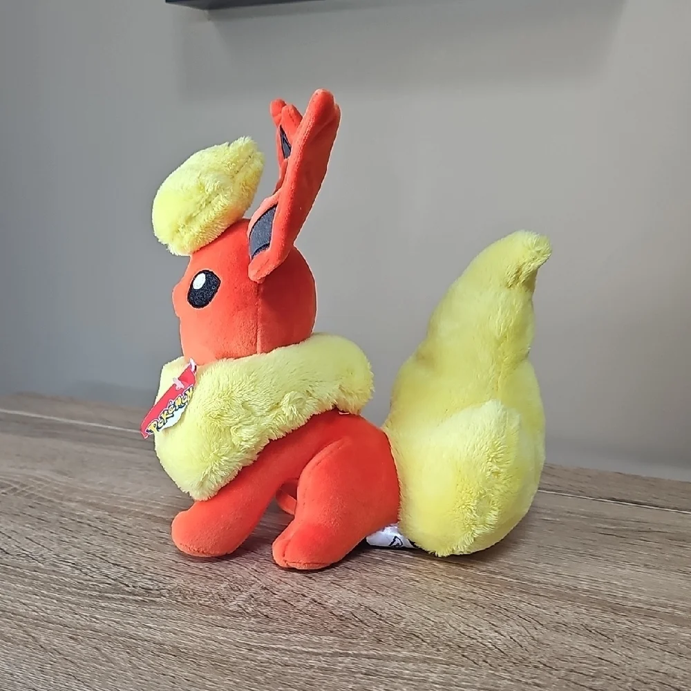Flareon Plush Toy - Red and Yellow